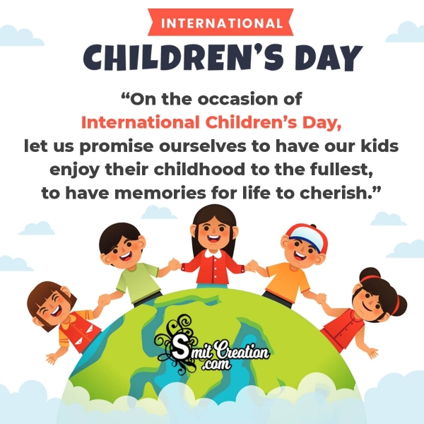 International Children’s Day Greeting