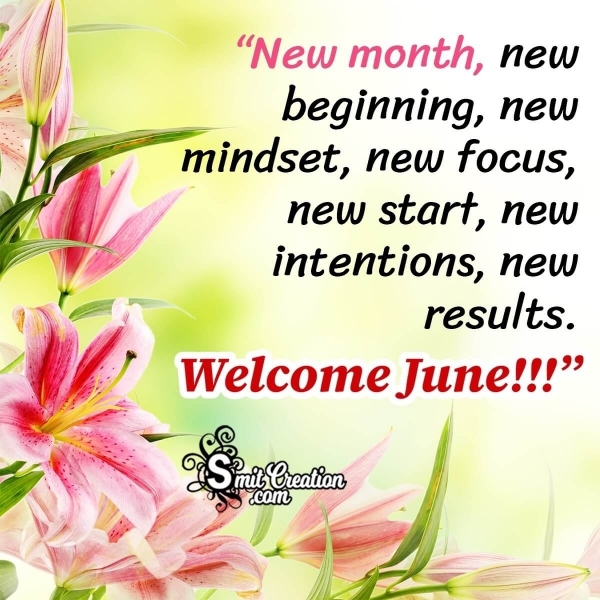 June Month Wishes, Quotes Images