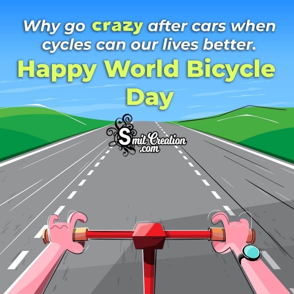 Happy World Bicycle Day Message