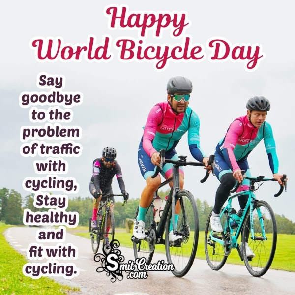 Happy World Bicycle Day Status