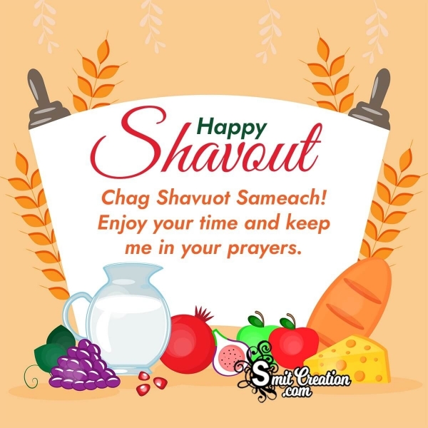 Happy Shavuot Wish Image