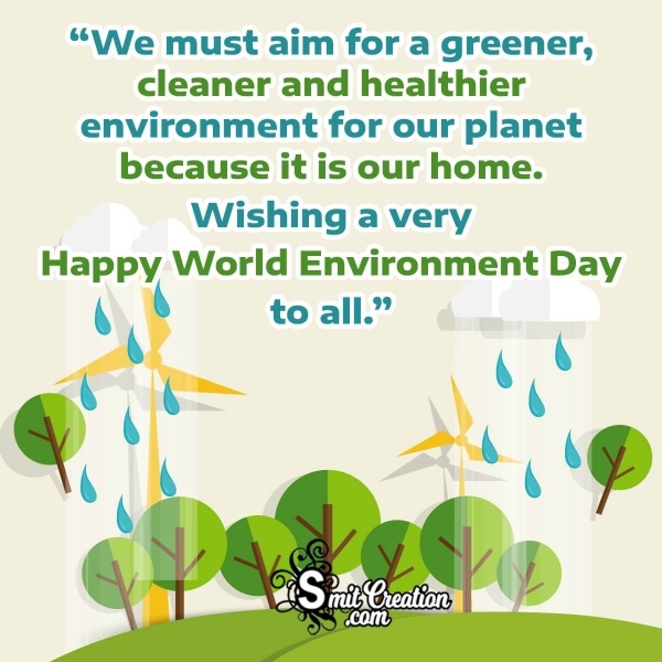 Happy World Environment Day Wish