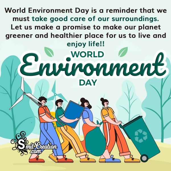 World Environment Day Message Image