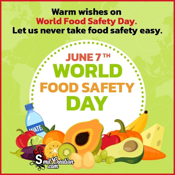 World Food Safety Day Wishes