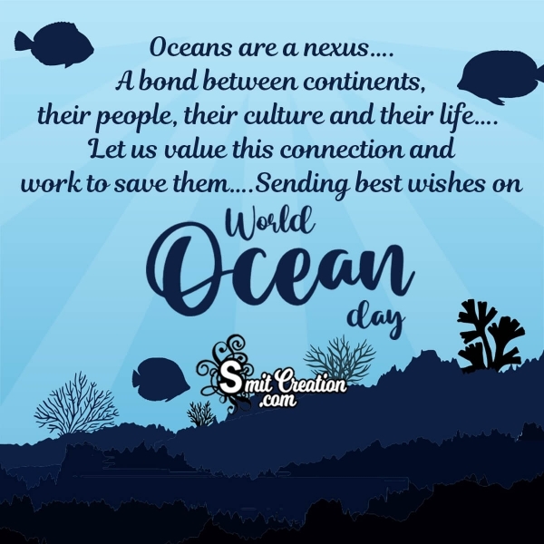 World Oceans Day Message Image