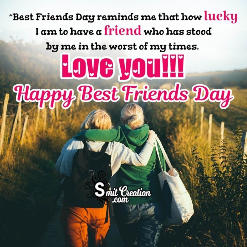 Happy Best Friends Day Wishes, Messages, Quotes Images 