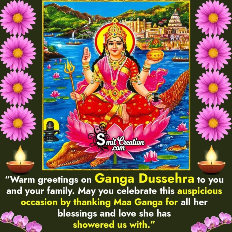 Happy Ganga Dussehra Wishes, Messages Images 
