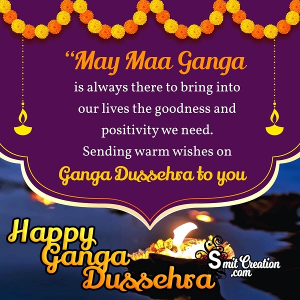 Happy Ganga Dussehra Message