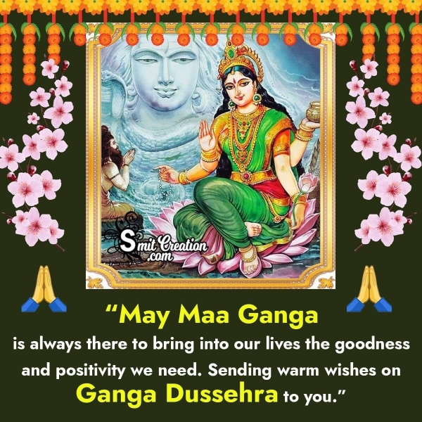 Ganga Dussehra Wish Image
