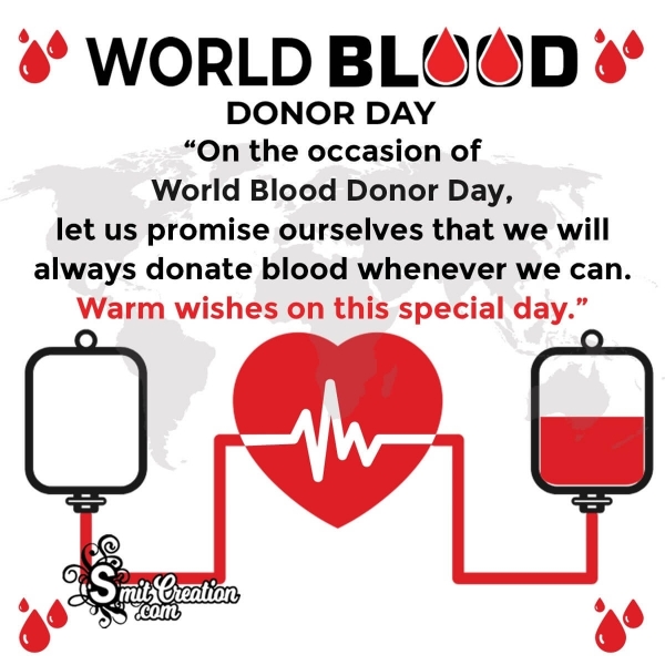 World Blood Donor Day Wishes Image