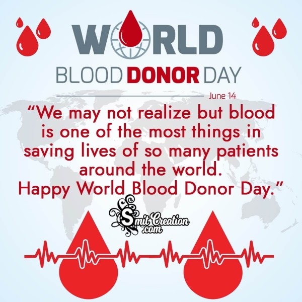 Happy World Blood Donor Day