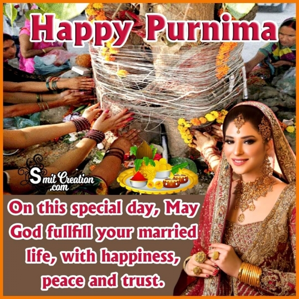 Happy Vat Purnima Vrat Wish Image