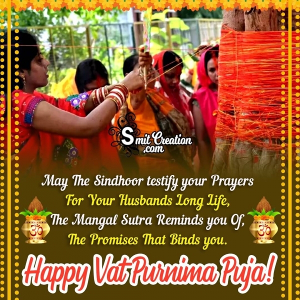 Happy Vat Purnima Puja Message In English