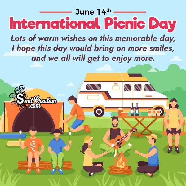 International Picnic Day Wish Image