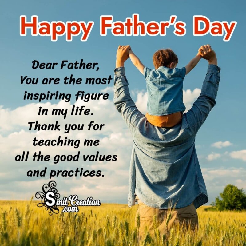 Happy Father's Day Thank You Message - SmitCreation.com