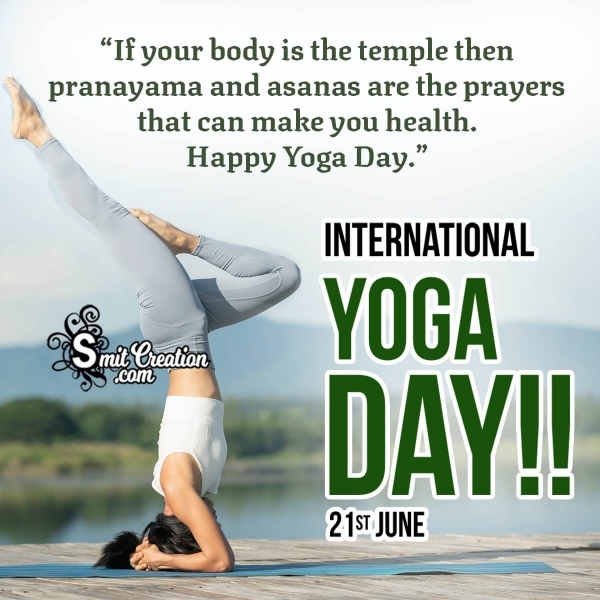 21 June International Yoga Day Message