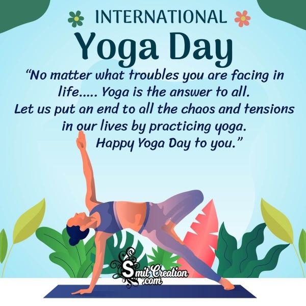 Happy International Yoga Day Wish