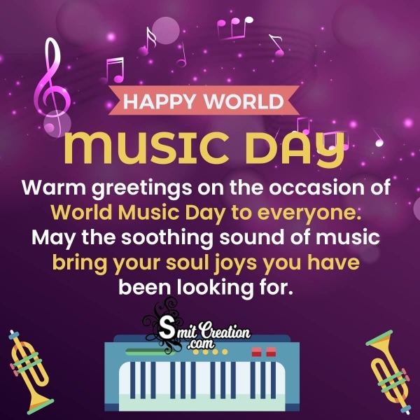 Happy World Music Day Greetings