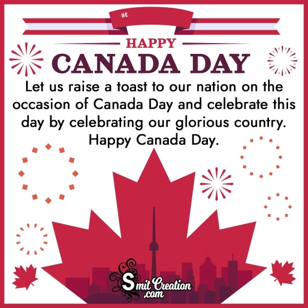 Canada Day Wishes for Family and Friends