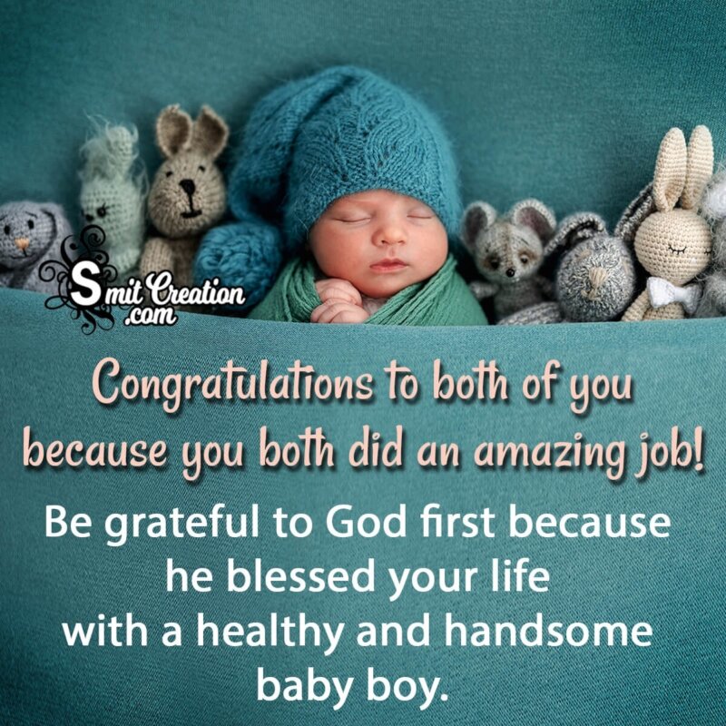 Congratulations Messages for Baby Boy - SmitCreation.com