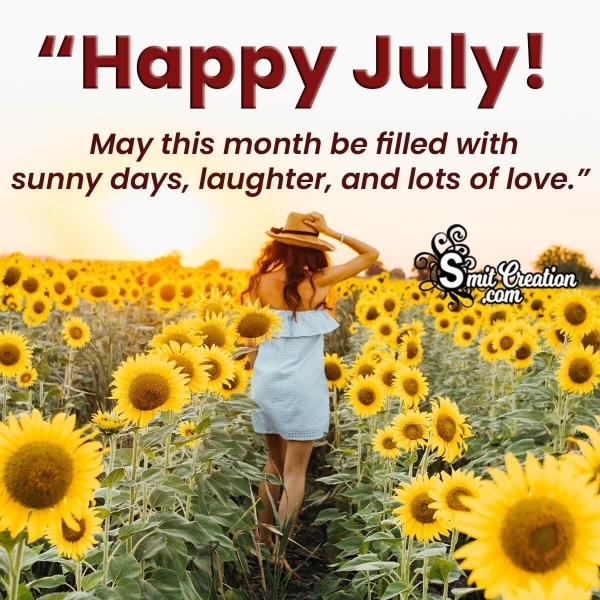 Happy July Wish Image