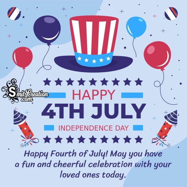 Happy 4th of July Wish Image