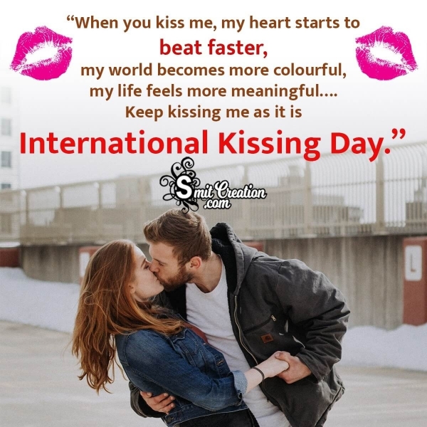 International Kissing Day Message For Love