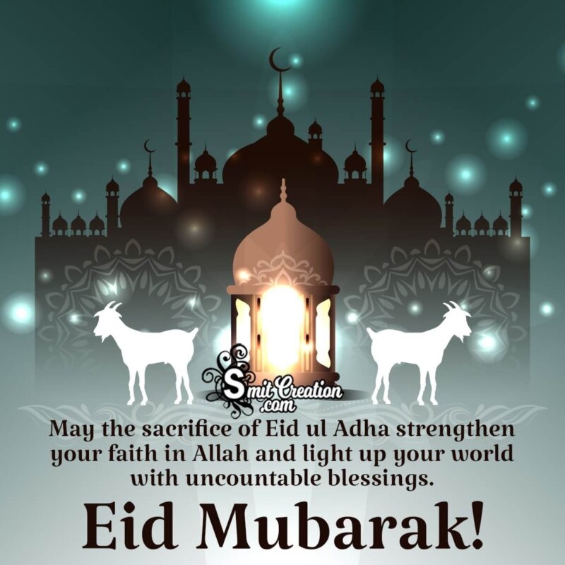 Eid-al-Adha Bakrid Wishes, Messages Images 