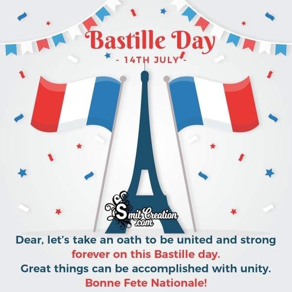 Bastille Day Greetings For French Friends