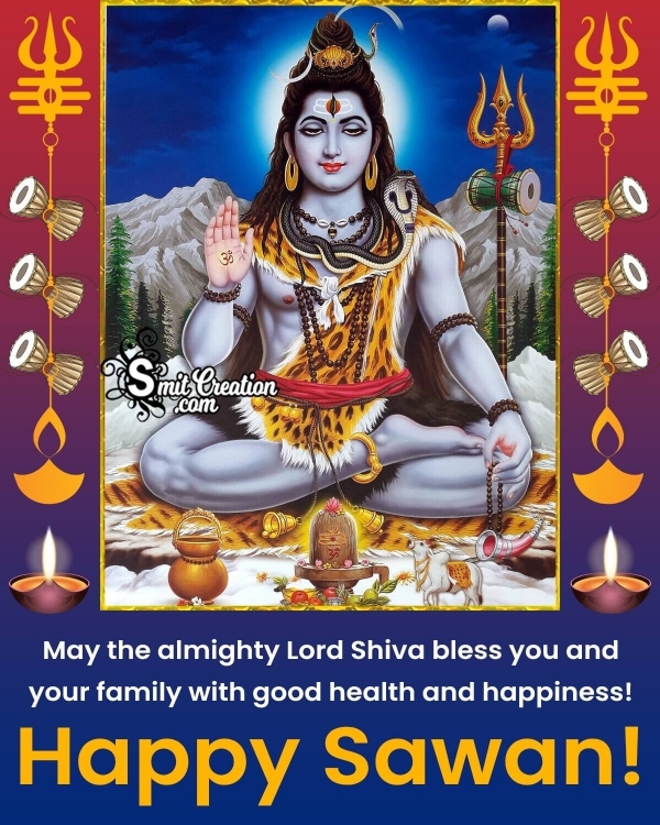 Happy Sawan Blessings Image