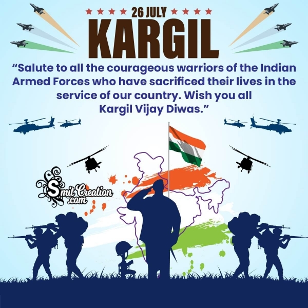 26 July Kargil Vijay Diwas Wishes