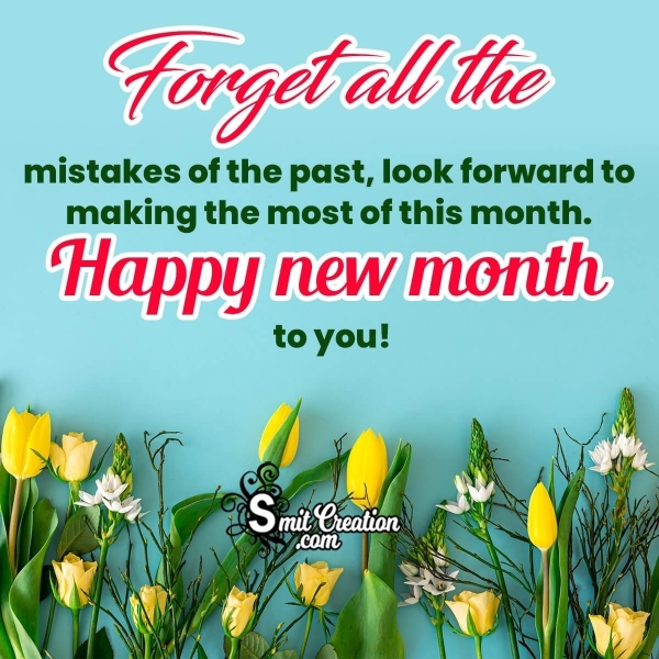 Happy New Month Message For friend