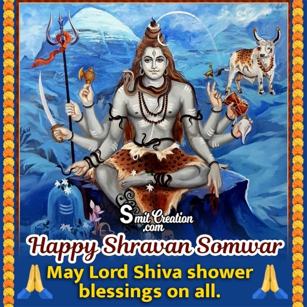 Happy Shravan Somwar Wish Photo