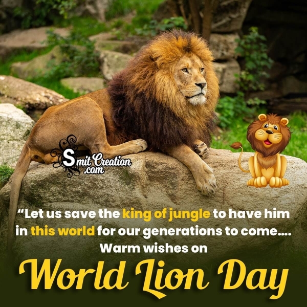 Save Lions on World Lion Day