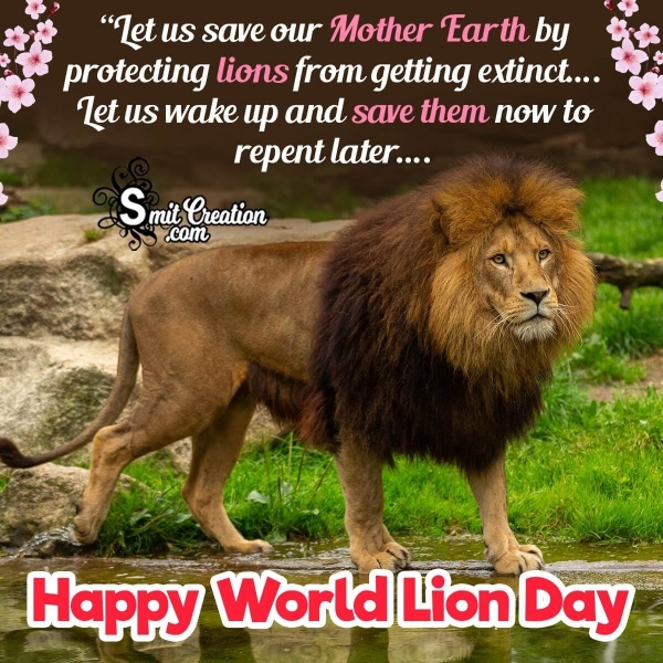 Wake Up & Save Lion on World Lion Day