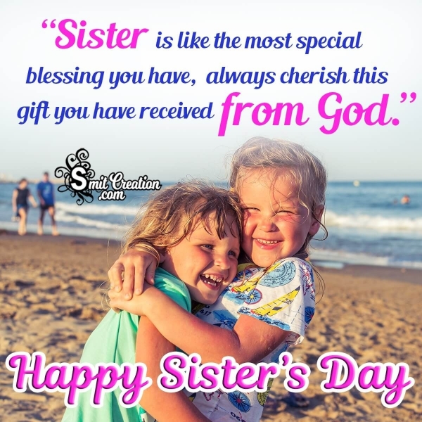 Adorable Sister's Day Wishes