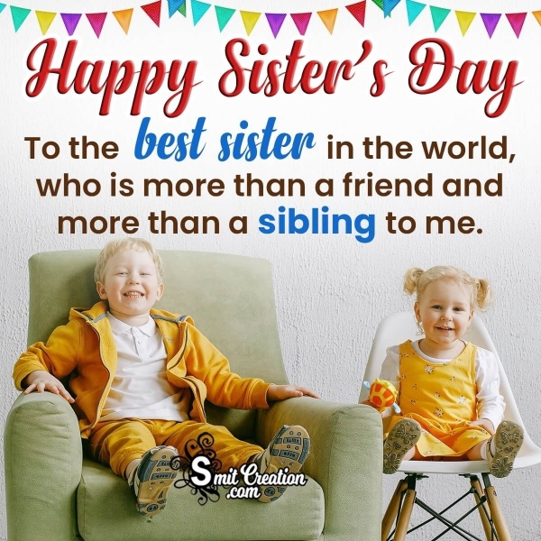 Lovable Sister’s Day Wishes