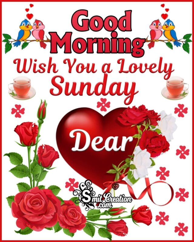 Lovey Sunday Good Morning Image - SmitCreation.com