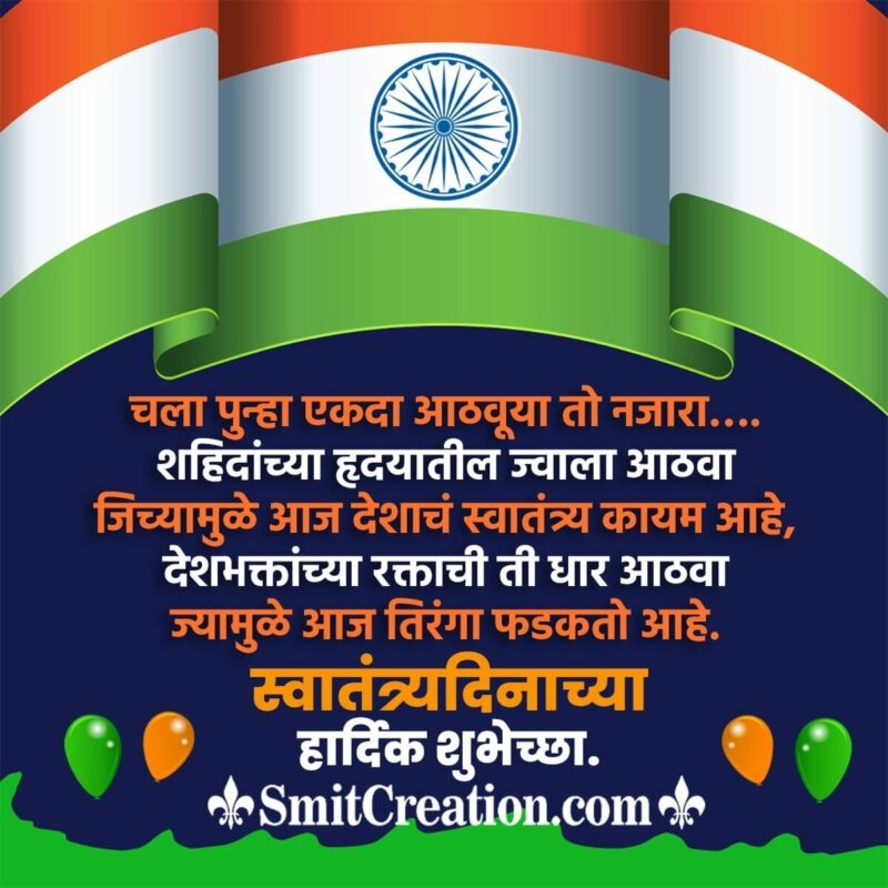 Best Independence Day Message In Marathi - SmitCreation.com