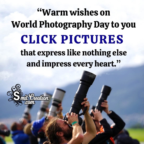 World Photography Day Wishes