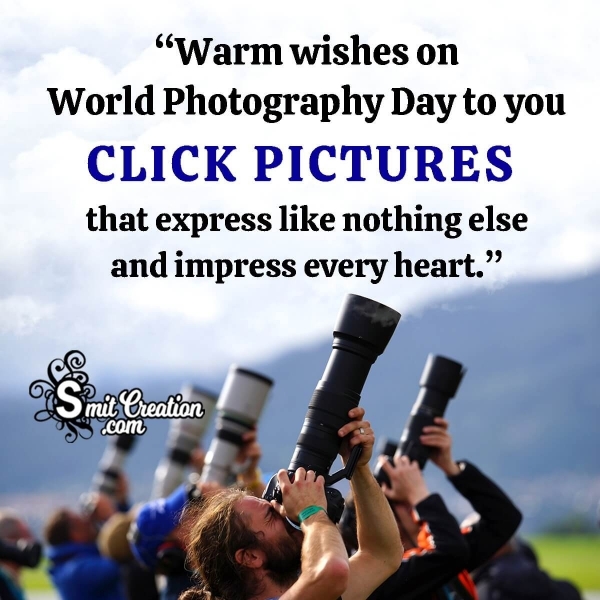 World Photography Day Wishes