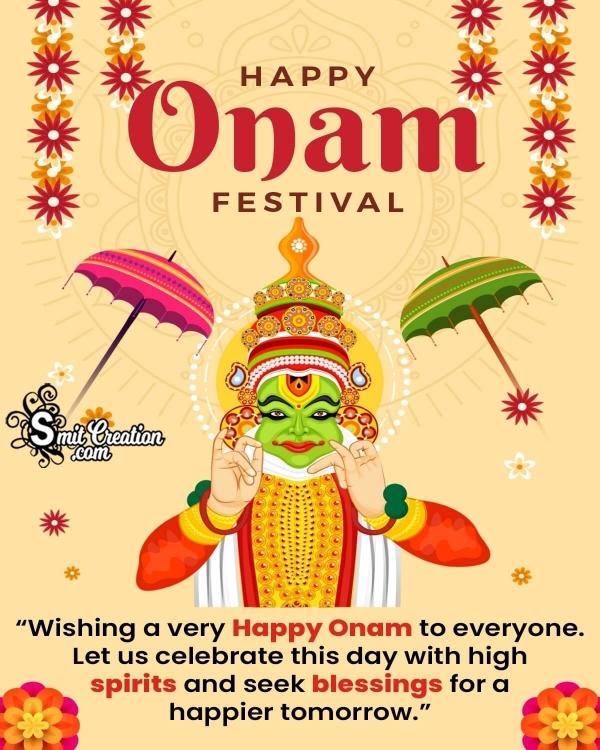 Happy Onam Message Photo