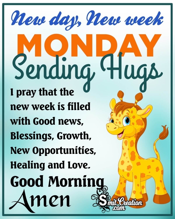 Good Morning MONDAY Blessings