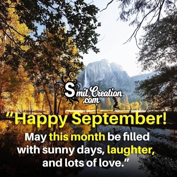 Happy September With Lots Of Love