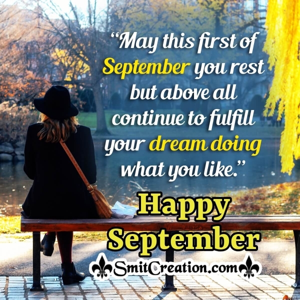 Happy September Message Image