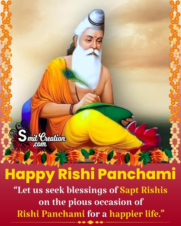 Happy Rishi Panchami Blessings