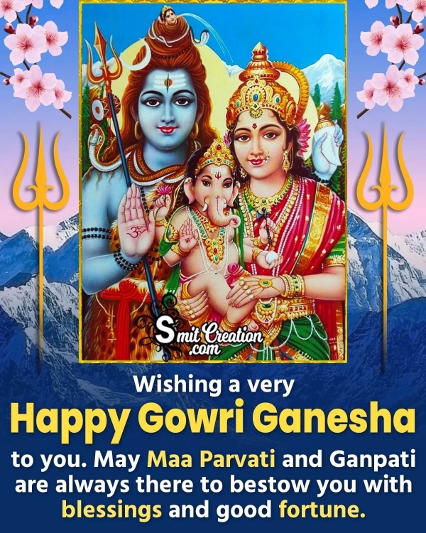 Blessed Gowri Ganesha Puja