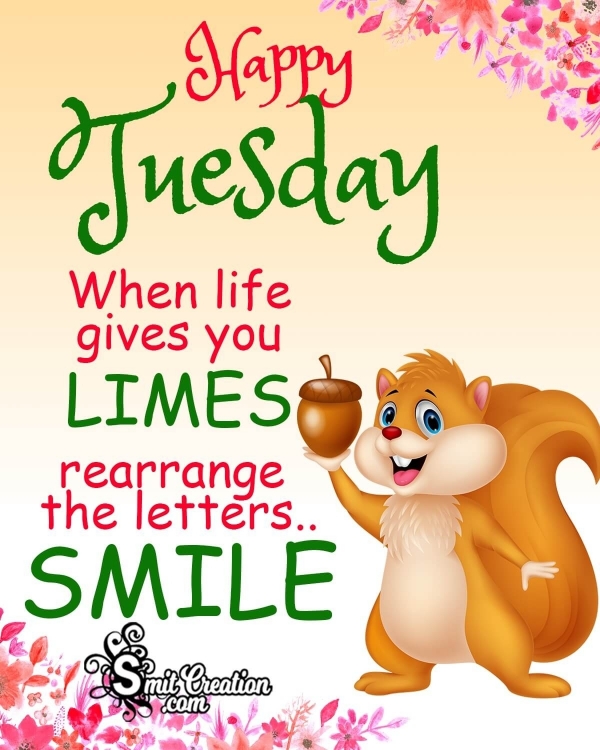 Happy Tuesday Message Image
