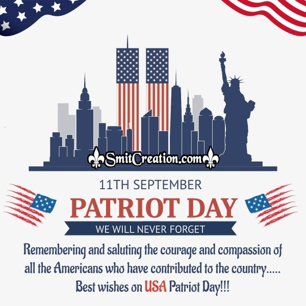 Best Wishes On USA Patriot Day