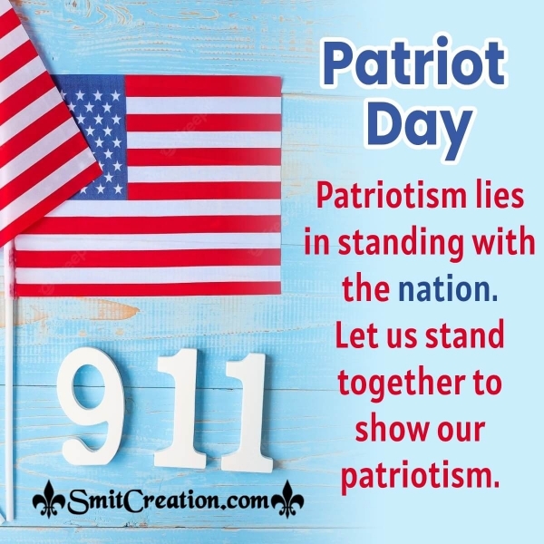 USA Patriot Day Slogan Picture